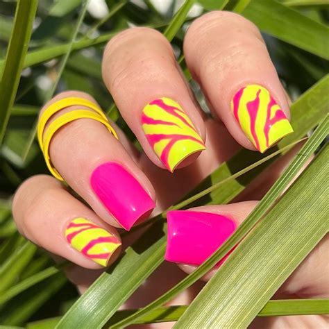 neon nail art|neon nail color ideas.